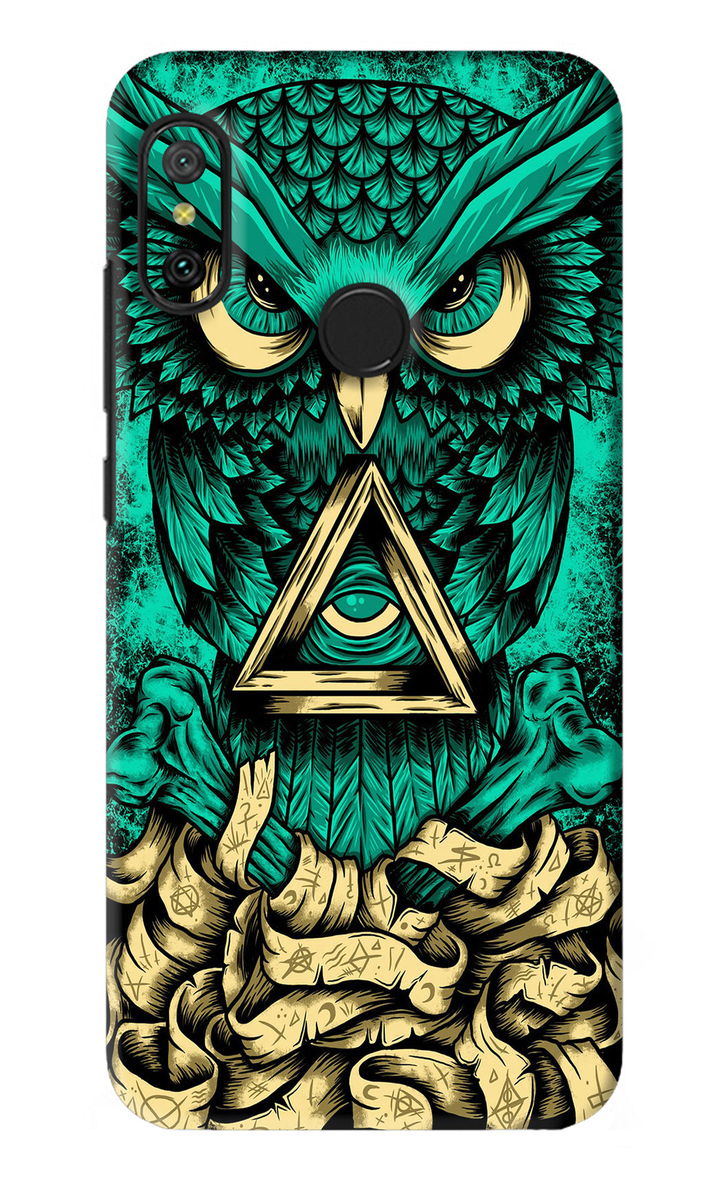 Green Owl Xiaomi Redmi 6 Pro Back Skin Wrap