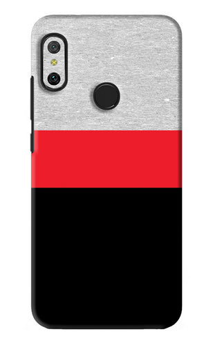 Tri Color Pattern Xiaomi Redmi 6 Pro Back Skin Wrap