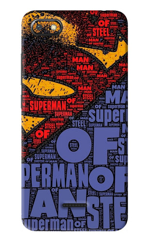 Superman Xiaomi Redmi 6A Back Skin Wrap