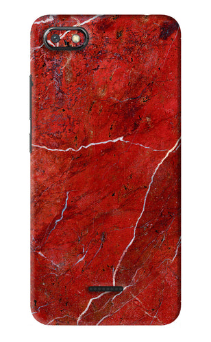 Red Marble Design Xiaomi Redmi 6A Back Skin Wrap