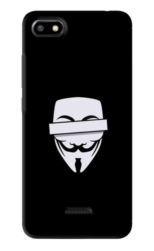 Anonymous Face Xiaomi Redmi 6A Back Skin Wrap