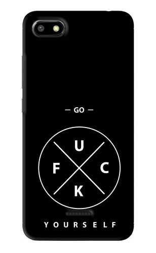 Go Fuck Yourself Xiaomi Redmi 6A Back Skin Wrap