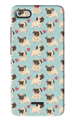Pug Dog Xiaomi Redmi 6A Back Skin Wrap