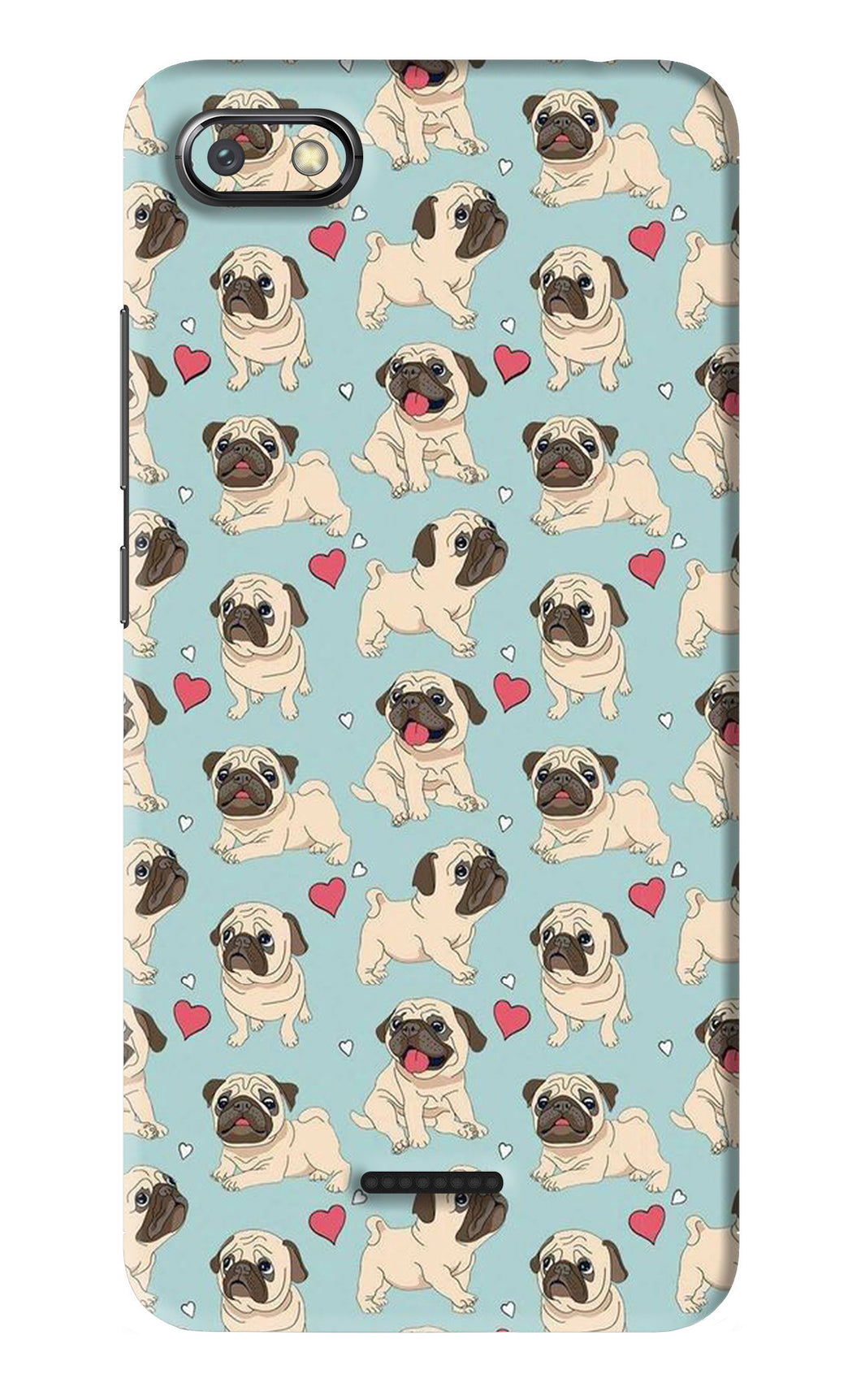Pug Dog Xiaomi Redmi 6A Back Skin Wrap
