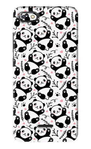 Cute Panda Xiaomi Redmi 6A Back Skin Wrap