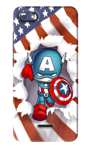 Captain America Xiaomi Redmi 6A Back Skin Wrap