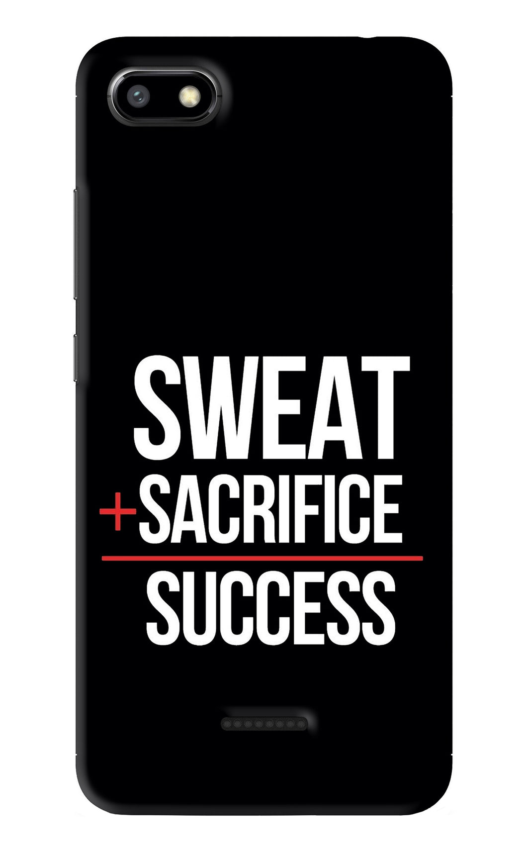 Sweat Sacrifice Success Xiaomi Redmi 6A Back Skin Wrap
