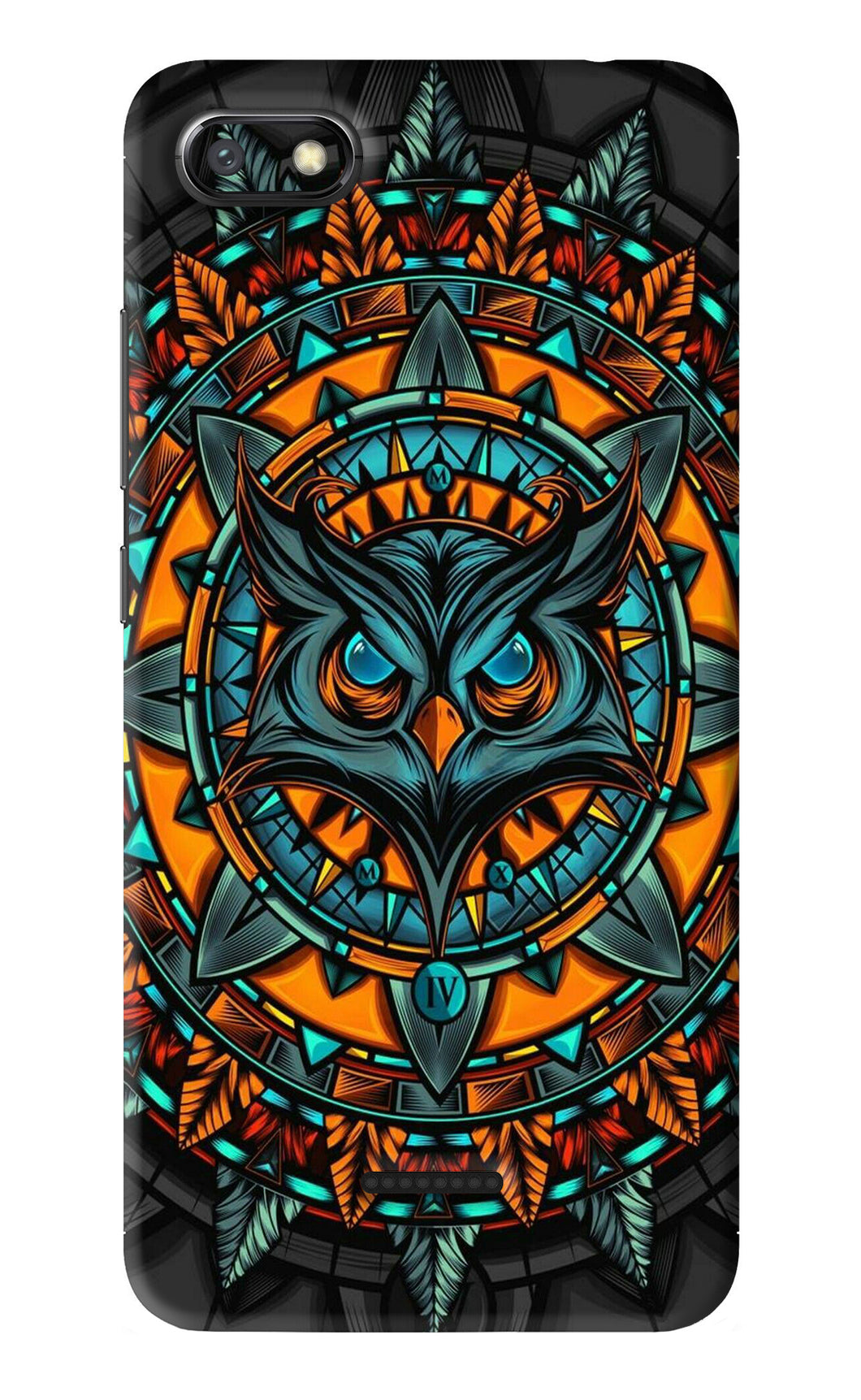 Angry Owl Art Xiaomi Redmi 6A Back Skin Wrap