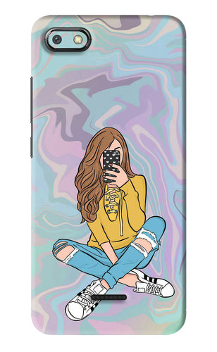 Selfie Girl Xiaomi Redmi 6A Back Skin Wrap