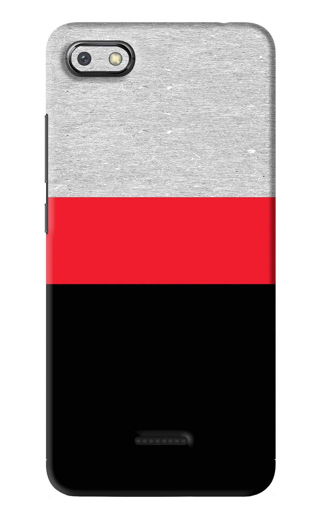 Tri Color Pattern Xiaomi Redmi 6A Back Skin Wrap
