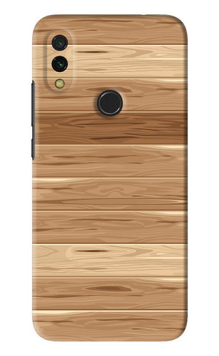 Wooden Vector Xiaomi Redmi 7 Back Skin Wrap