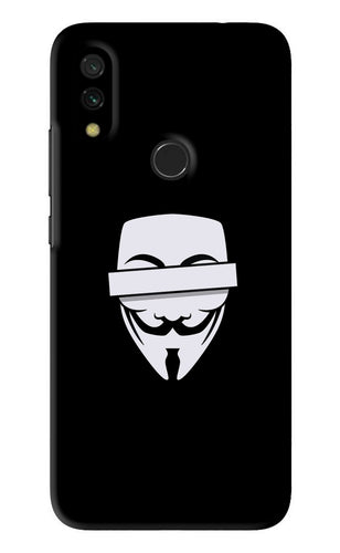Anonymous Face Xiaomi Redmi 7 Back Skin Wrap