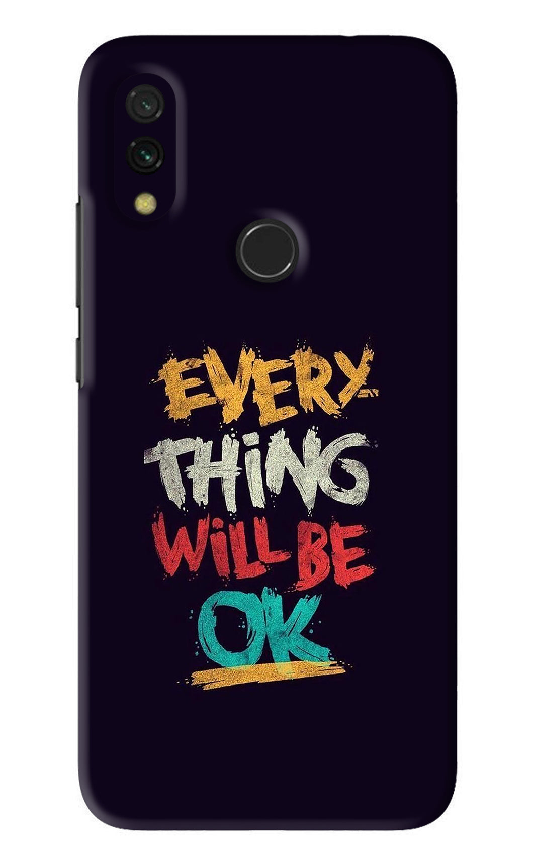 Everything Will Be Ok Xiaomi Redmi 7 Back Skin Wrap