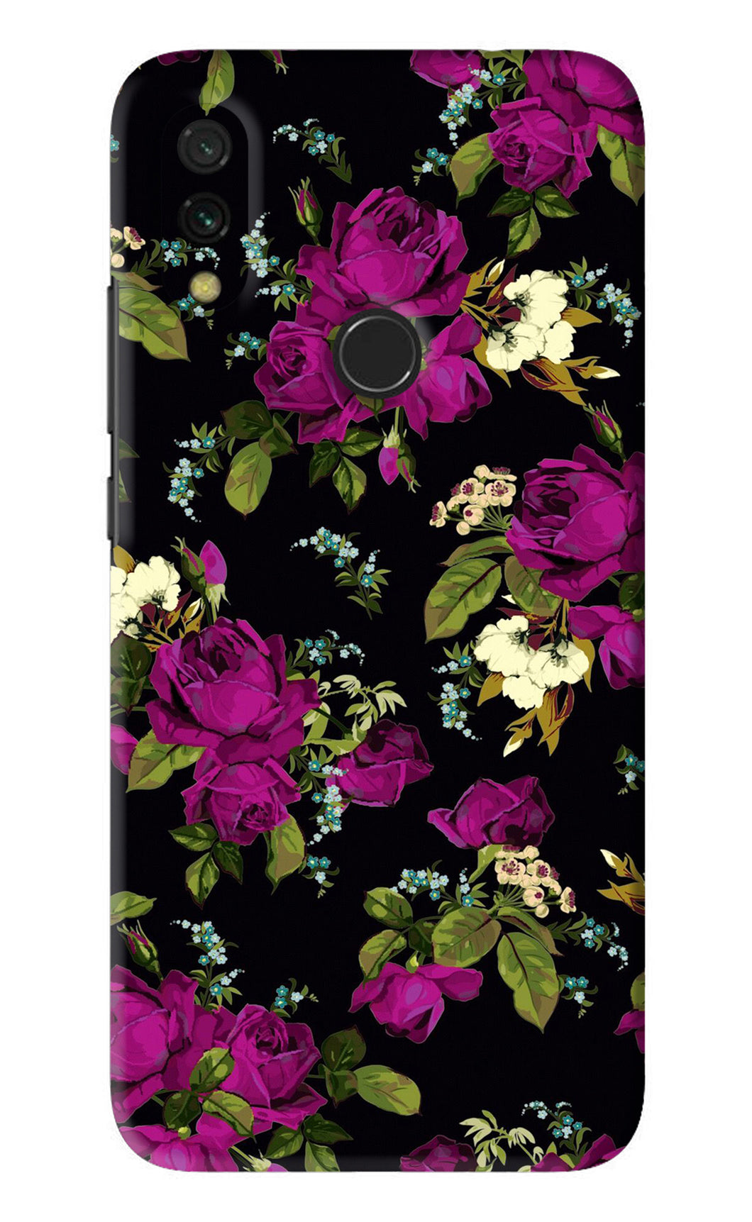 Flowers 3 Xiaomi Redmi 7 Back Skin Wrap