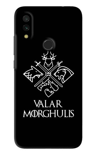 Valar Morghulis | Game Of Thrones Xiaomi Redmi 7 Back Skin Wrap