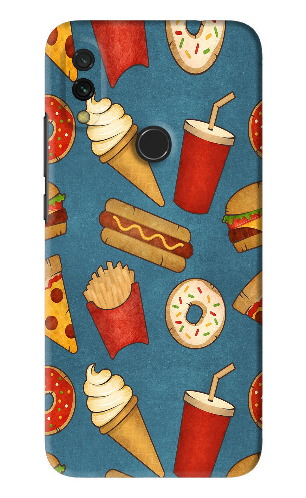 Foodie Xiaomi Redmi 7 Back Skin Wrap