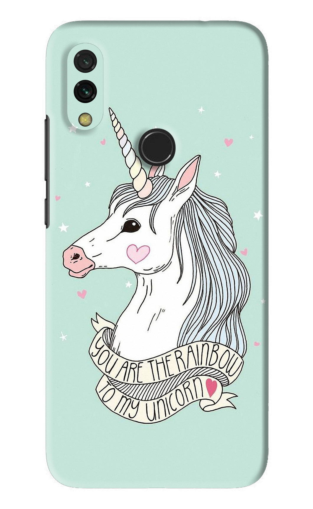 Unicorn Wallpaper Xiaomi Redmi 7 Back Skin Wrap