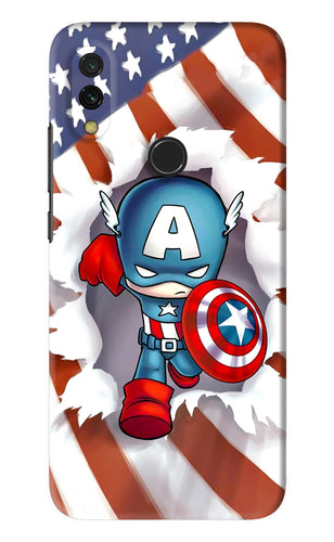 Captain America Xiaomi Redmi 7 Back Skin Wrap