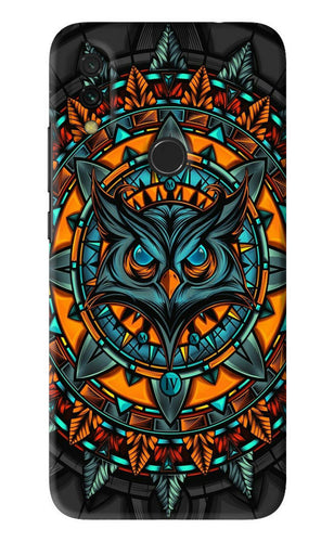 Angry Owl Art Xiaomi Redmi 7 Back Skin Wrap