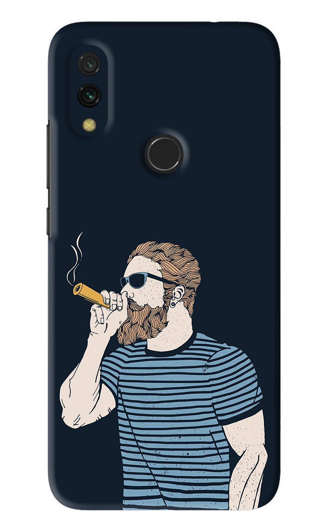 Smoking Xiaomi Redmi 7 Back Skin Wrap