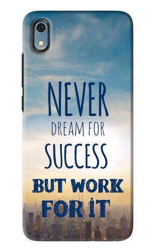 Never Dream For Success But Work For It Xiaomi Redmi 7A Back Skin Wrap