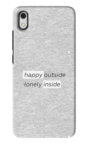 Happy Outside Lonely Inside Xiaomi Redmi 7A Back Skin Wrap