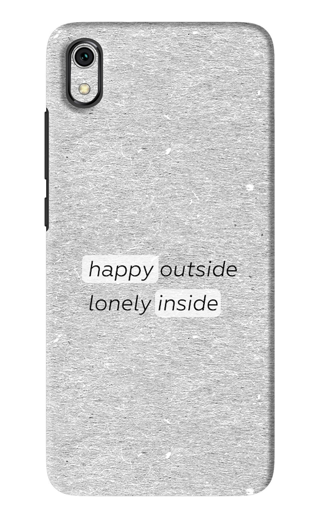 Happy Outside Lonely Inside Xiaomi Redmi 7A Back Skin Wrap