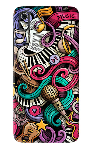 Music Abstract Xiaomi Redmi 7A Back Skin Wrap