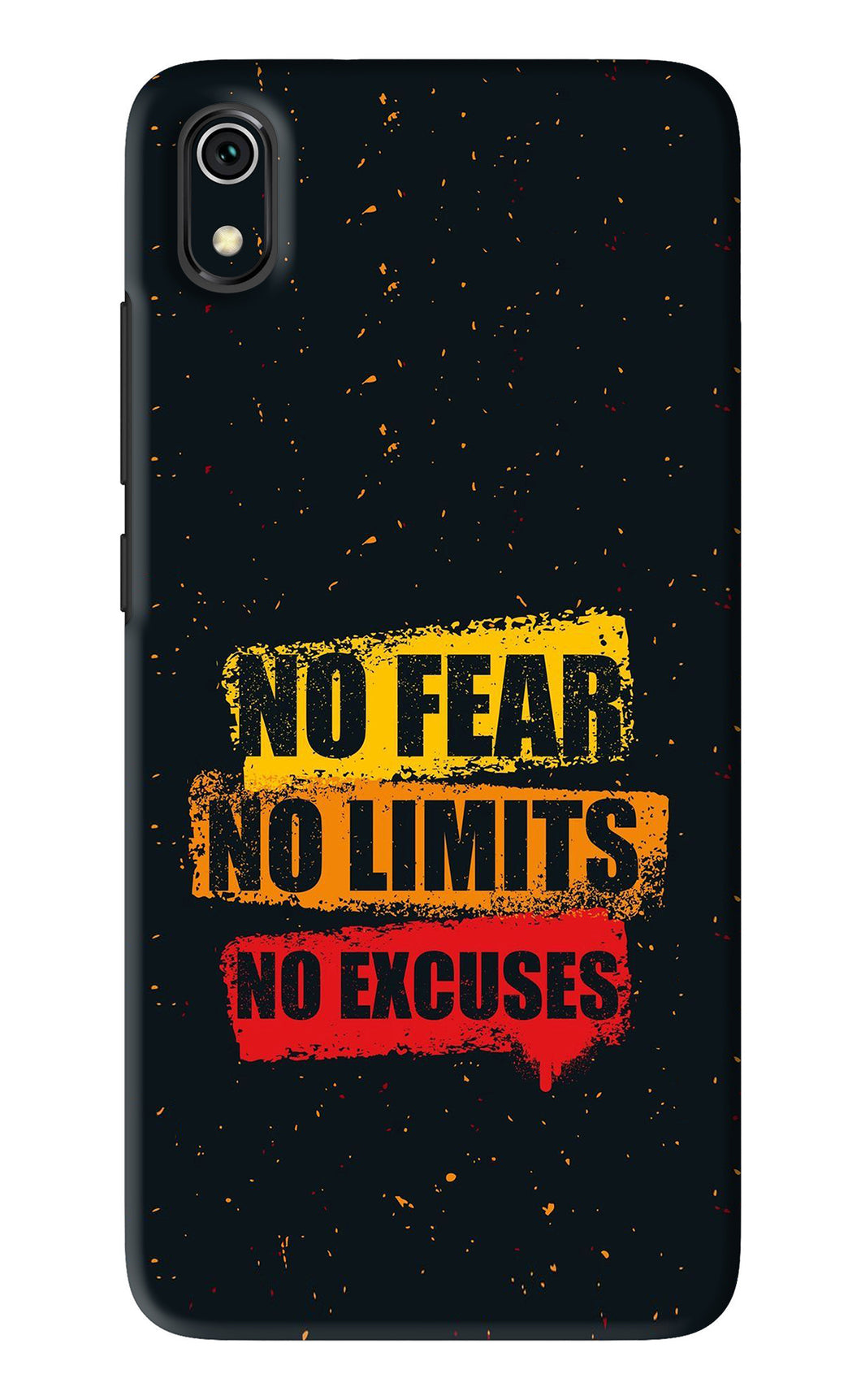 No Fear No Limits No Excuses Xiaomi Redmi 7A Back Skin Wrap