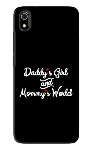 Daddy's Girl and Mommy's World Xiaomi Redmi 7A Back Skin Wrap