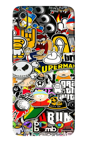 Sticker Bomb Xiaomi Redmi 7A Back Skin Wrap