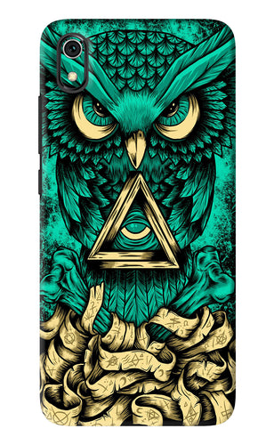 Green Owl Xiaomi Redmi 7A Back Skin Wrap