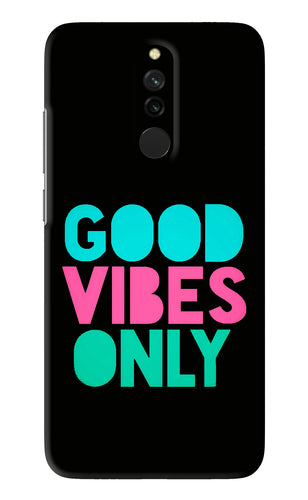 Quote Good Vibes Only Xiaomi Redmi 8 Back Skin Wrap
