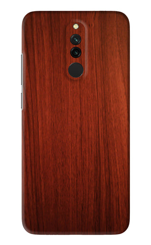 Wooden Plain Pattern Xiaomi Redmi 8 Back Skin Wrap