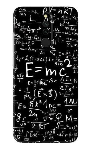 Physics Albert Einstein Formula Xiaomi Redmi 8 Back Skin Wrap