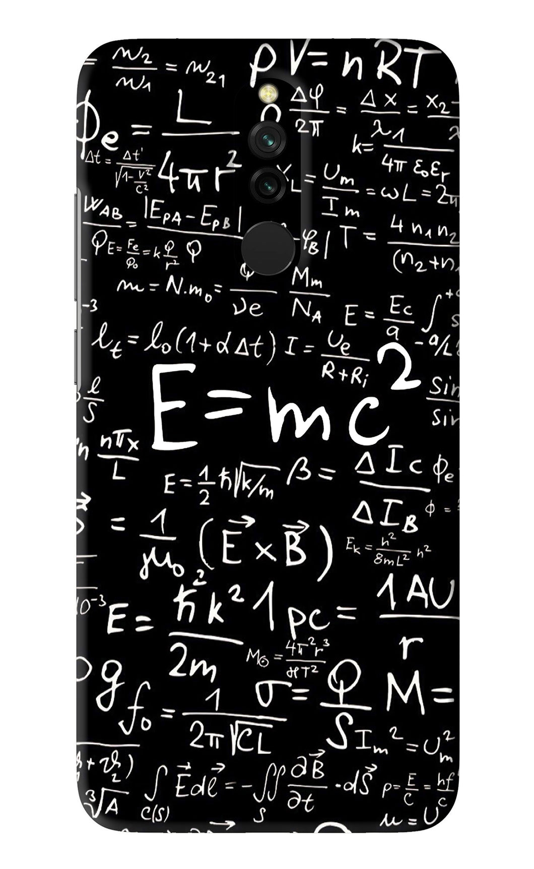 Physics Albert Einstein Formula Xiaomi Redmi 8 Back Skin Wrap