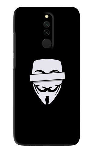 Anonymous Face Xiaomi Redmi 8 Back Skin Wrap