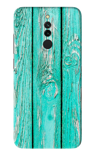 Blue Wood Xiaomi Redmi 8 Back Skin Wrap