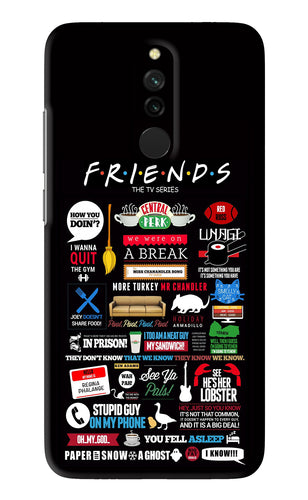 FRIENDS Xiaomi Redmi 8 Back Skin Wrap