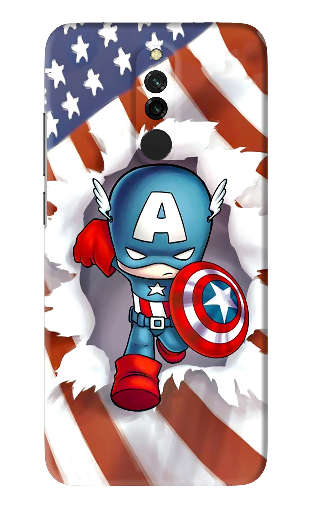 Captain America Xiaomi Redmi 8 Back Skin Wrap