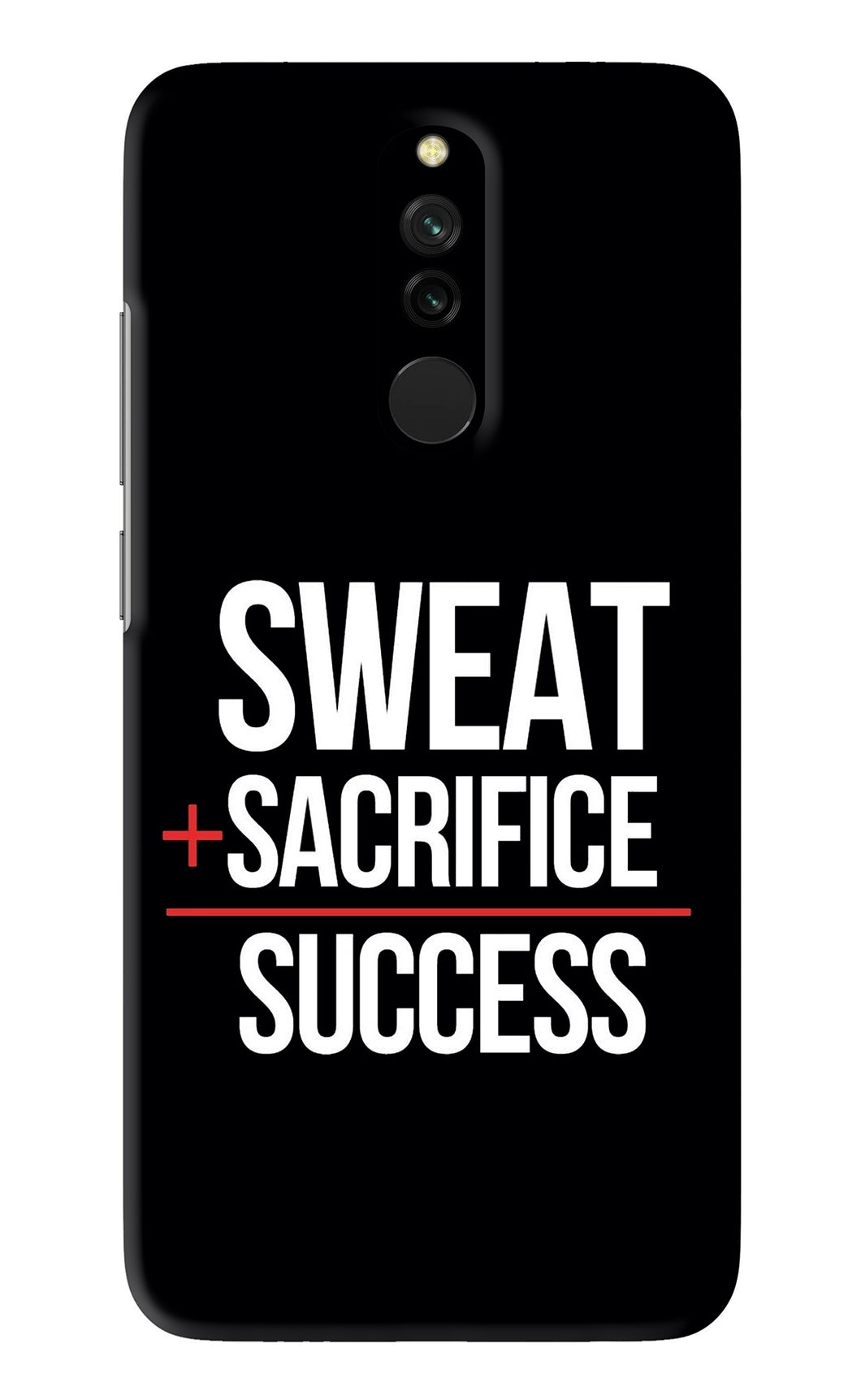Sweat Sacrifice Success Xiaomi Redmi 8 Back Skin Wrap