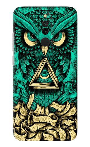 Green Owl Xiaomi Redmi 8 Back Skin Wrap