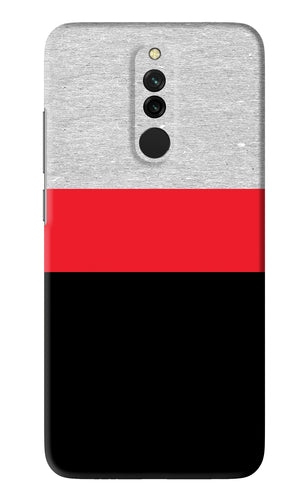 Tri Color Pattern Xiaomi Redmi 8 Back Skin Wrap