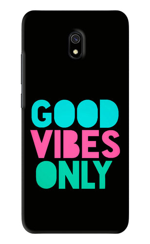 Quote Good Vibes Only Xiaomi Redmi 8A Back Skin Wrap