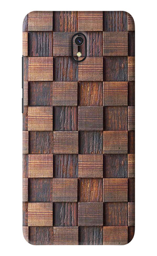 Wooden Cube Design Xiaomi Redmi 8A Back Skin Wrap