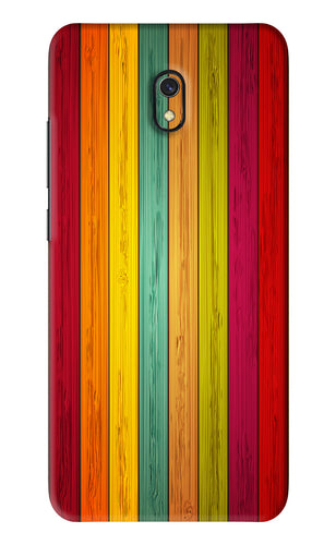 Multicolor Wooden Xiaomi Redmi 8A Back Skin Wrap
