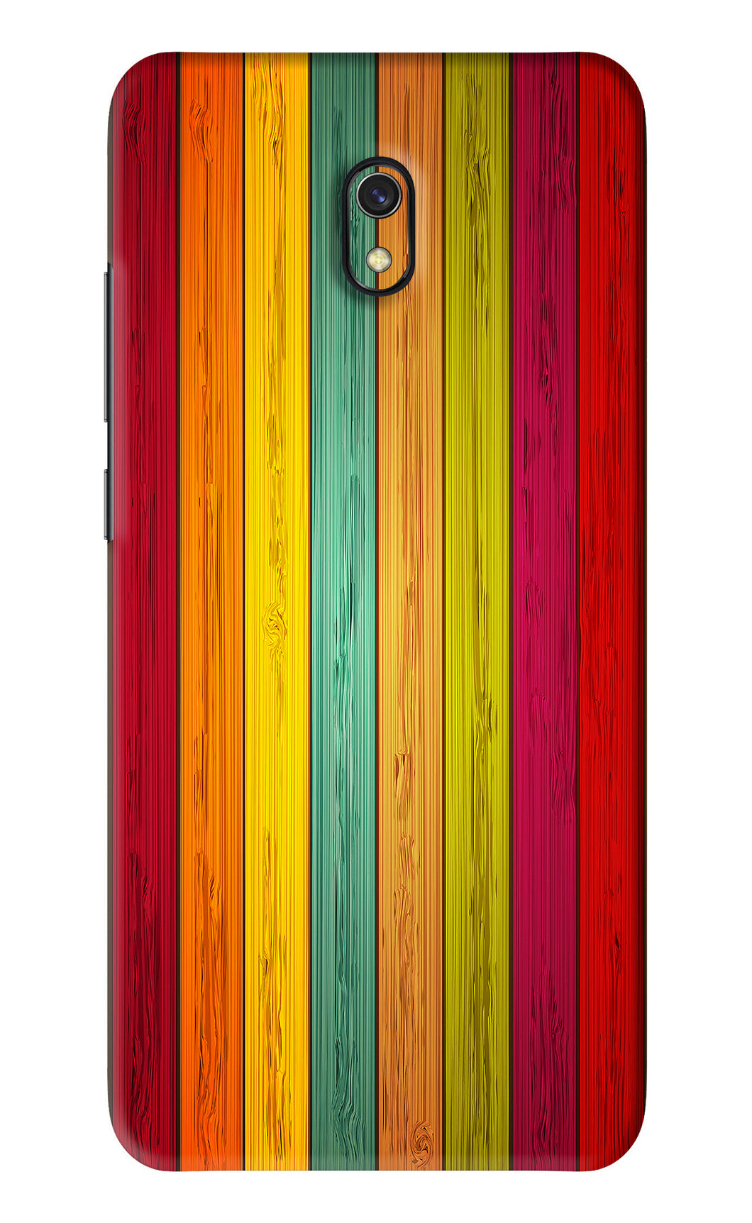Multicolor Wooden Xiaomi Redmi 8A Back Skin Wrap