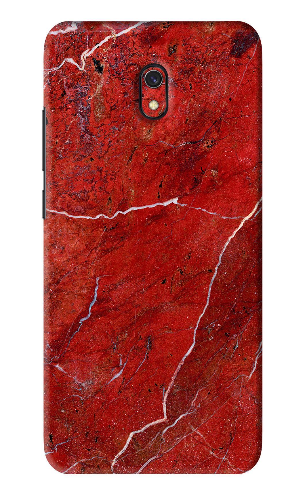 Red Marble Design Xiaomi Redmi 8A Back Skin Wrap