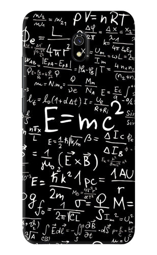 Physics Albert Einstein Formula Xiaomi Redmi 8A Back Skin Wrap