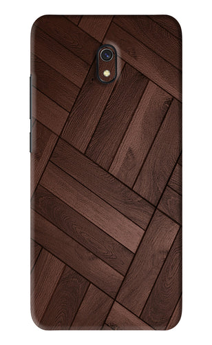 Wooden Texture Design Xiaomi Redmi 8A Back Skin Wrap